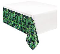 Unique- Tovaglia di Plastica-2,13 m x 1,37 m-Festa di Compleanno del Giocatore-1 Pezzo (Confezione da 1), Einfarbig, Multicolore, 83.9 x 53.9 inch (Rectangular), 25213