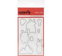 UNIQUELY CREATIVE Le Fustelle in Metallo Ti Amano, Love You Deerly, taglia unica