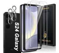 UniqueMe 4 Pezzi Pellicola Protettiva per Samsung S23, 2 Pezzi Pellicola Vetro Temperato per Samsung S23 e 2 Pezzi Protezione Fotocamera, Durezza 9H, Resistente ai Graffi, Bubble Proof