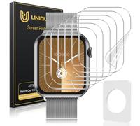 UniqueMe 6 Pezzi EPU Pellicola Protettiva per Apple Watch Series 11/10 42 mm, Senza Bolle, Trasparente HD Schermo Protettivo Facile con con Kit D'Installazione, Anti-Scratch