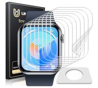 UniqueMe 8 Pezzi EPU Pellicola Protettiva per Apple Watch S10 42 mm, Senza Bolle, Trasparente HD Schermo Protettivo Facile con con Kit D'Installazione, Anti-Scratch