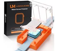 UniqueMe Pellicola Protettiva per Apple Watch 41 MM Series 9/8/7, 2 Pezzi Pellicola PMMA, Auto Guarigione, HD Trasparente Protezione Schermo per iWatch 41 MM