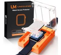 UniqueMe Pellicola Protettiva per Apple Watch 45 MM Series 9/8/7, 2 Pezzi Pellicola PMMA, Auto Guarigione, HD Trasparente Protezione Schermo per iWatch 45 MM