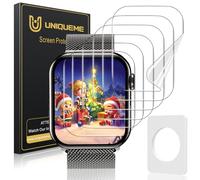 UniqueMe Pellicola Protettiva per Apple Watch 45 mm Series 9/8/7, 6 Pezzi TPU Schermo Pellicola, Auto Guarigione, HD Trasparente Protezione Schermo per iWatch 45 mm