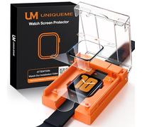 UniqueMe Pellicola protettiva per Apple Watch Series 10 da 46 mm, confezione da 2 [forte assorbimento] [pellicola in ceramica non in vetro] senza bolle, antigraffio, HD, trasparente, pellicola morbida