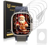 UniqueMe Pellicola Protettiva per Apple Watch Ultra/Ultra 2 49 mm, 6 Pezzi TPU Schermo Pellicola, Auto Guarigione, HD Trasparente Protezione Schermo per iWatch 49 mm