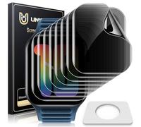 UniqueMe Pellicola protettiva privacy per Apple Watch Series 10 46 mm - Confezione da 8 pellicole protettive ultra sottili anti-spia, in morbido TPU antigraffio [supporto per impronte digitali]