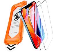 UniqueMe per iPhone 12 Pro Max Pellicola Protettiva - [Protezione Completa del Display] Vetro Temperato per iPhone 12 Pro Max Pellicola Protettiva, Installazione Automatica, 2 Pezzi
