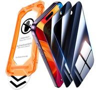 UniqueMe per iPhone 14 Pro Max Privacy Pellicola Protettiva - [Protezione Completa del Display] Anti Spia Privacy Vetro Temperato per iPhone 14 Pro Max, Installazione Automatica, 2 Pezzi