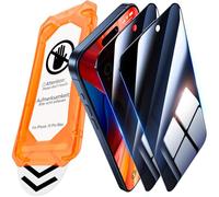 UniqueMe per iPhone 15 Pro Privacy Pellicola Protettiva - [Protezione Completa del Display] Anti Spia Privacy Vetro Temperato per iPhone 15 Pro, Installazione Automatica, 2 Pezzi