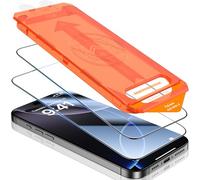 UniqueMe per iPhone 16 Pro Max Pellicola Protettiva - 2 Pezzi per iPhone 16 Pro Max Pellicola Vetro Temperato, Auto Guarigione, Rimozione Automatica Della Polvere, Installazione Facile e Veloce