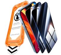 UniqueMe per iPhone 16e/13/13 Pro/14 Privacy Pellicola Protettiva - [Protezione Completa del Display] Anti Spia Privacy Vetro Temperato per iPhone 13/13 Pro/14, Installazione Automatica, 2 Pezzi