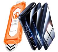 UniqueMe per iPhone 17 Pro Max Privacy Pellicola Protettiva - Vetro Temperato Privacy per iPhone 17 Pro Max, Anti Spia, Installazione Automatica, [Protezione Completa del Display], 2 Pezzi