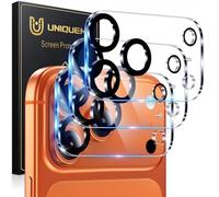 UniqueMe per iPhone 17 Pro Pellicola Protezione Fotocamera - HD Schermo, la Fotografia con Flash non è Influenzata, Anti-graffio, Durezza 9H - 3 Pezzi