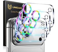 UniqueMe per iPhone 17 Pro Pellicola Protezione Fotocamera - HD Schermo, la Fotografia con Flash non è Influenzata, Anti-graffio, Durezza 9H - 3 Pezzi - Colore Dazzle