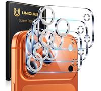 UniqueMe per iPhone 17 Pro Pellicola Protezione Fotocamera - HD Schermo, la Fotografia con Flash non è Influenzata, Anti-graffio, Durezza 9H - 3 Pezzi - Argento Glitterato