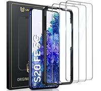 UniqueMe per Samsung Galaxy S20 FE Pellicola Protettiva, 3 Pezzi Pellicola Vetro Temperato per Samsung Galaxy S20 FE, Protezione Schermo, Antigraffio, Durezza 9H, HD Chiaro, Senza Bolle