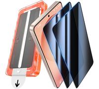 UniqueMe per Samsung Galaxy S26 Pellicola Privacy - 2 Pezzi Pellicola Vetro Temperato Privacy per S26, Anti-Spia, Rimozione Automatica Della Polvere, Installazione Facile e Veloce - Nero