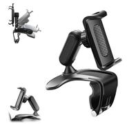 Unirexa Phone Holder,Universal 360 Gradi Rotazione Dashboard Phones Holder,Multifunctional Car Mount Clip,Strong Grip,No Suction,Fit All Phones,Easy View Drive Use (1)