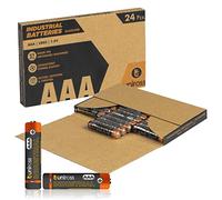 Uniross Pile Alcaline Industrial AAA LR03 Ministilo da 1,5V - Box da 24 Batterie