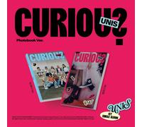 UNIS 1st Single Album CURIOUS Random Ver. CD + 84p P.Book + scheda 2p + adesi...