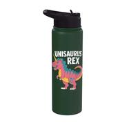 Unisaurus Rex Malizioso Carino Creatura Stainless Steel Insulated Water Bottle