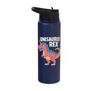 Unisaurus Rex Malizioso Carino Creatura Stainless Steel Insulated Water Bottle