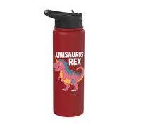 Unisaurus Rex Malizioso Carino Creatura Stainless Steel Insulated Water Bottle