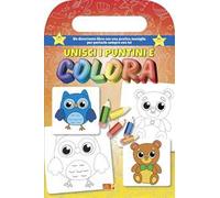 Unisci i puntini e colora. Libro da colorare con maniglia. Ediz. illustrata