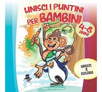 Unisci i Puntini per Bambini 4-8 anni: Collega e Colora più di 130 divertentissime figure, partendo da 10 puntini fino ad arrivare a 65 allenando così il conteggio dei numeri e la coordinazione!