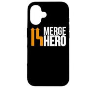 Unisci il campione di programmazione di DevOps di Merge Hero Custodia per iPhone 16