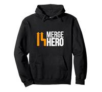 Unisci Il Campione di Programmazione di Devops di Merge Hero Felpa con Cappuccio