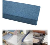 Unisci Materassi Singoli in Matrimoniale, Unire Due Materassi Singoli, Riempitrice Letto, Materasso a Cuneo Letto, Cuscino Lungo Cunei Testiera per Letti Singoli/matrimoniali(Dark blue,W5xH15xL180cm)