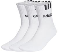Unisex - Adulto 3-Stripes Linear Half-Crew Cushioned Socks 3 Pairs