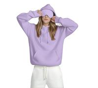 Unisex Airplane Mode Travel Hoodie w/ Built-in Sleep Mask , Comfort Hoodie with Hidden Pockets Design (#5,l)