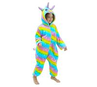 Unisex Animale Pigiama Animali Bambino Tuta da Notte Unicorno Cosplay Outfit Pigiami Costume da Notte Inverno Caldo Costume Sonno Ragazze Ragazzi Natale Halloween