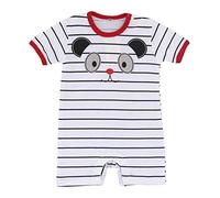 Unisex-Baby Infant Wide Short Sleeve Animal Cartoon Bodysuit Bodys BB@TZZ05WW1-1318