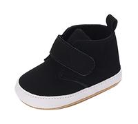 Unisex Bambini Morbido Pavimento Calze Da Pavimento Bambino Scarpe Bambino Scarpe Bambino Slipper Antiscivolo Morbido Leggero Scarpe Alta Tinta unita Scarpe Piatto con, Nero , 13