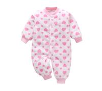 Unisex Bambino Inverno Pagliaccetto Infant-And-Toddler-Bodysuit Cappuccio, Addensare Caldo Pigiama Snowsuit Romper Tuta Invernale da Bambina per Neonato Cappotto Footed Anteriore Kids