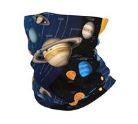 Unisex Bandana Outer Space Solar System Print Ghetta da Collo Elegante Sciarpa al Collo per attività Yoga Sports