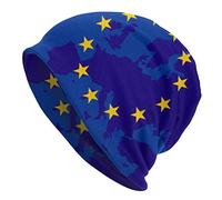 Unisex Beanie Cappelli Flag of European Union Europe Slouch Beanie Caldo Thin Summer cap Casual Cappello Caldo per Pesca Inverno Estate