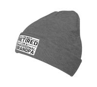 Unisex Berretti in Maglia I'm Not Retired I'm A Professional Grandpa Retirement Berretto Beanie Slouch Caldo Cappello per Uomo All'aperto Adulto