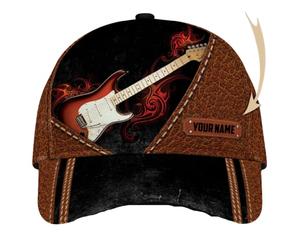 Unisex Berretto da Sole Personalized Guitar Trucker cap Vintage Cappellino Sport Retro Cappellino da Baseball per Ete Carnaval Sports De Plein