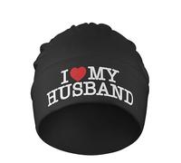 Unisex Berretto in Maglia Amo Mio Marito, Amo I Miei Uomini Berretti Invernale Traspirante Caldo Berretto Caldo Invernale Cappelli per Inverno Sci Corsa