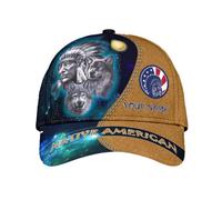 Unisex Berretto Sportivo Personalized Native American Cappellino Trucker Légère Baseball cap Mode Cappellino Sport per Hip Hop Ete Carnaval