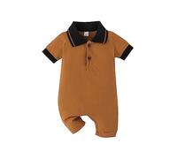 Unisex Body da Neonato Bambino Pagliaccetto Pigiama Tutine tinta unita per neonati Confortevole e Leggero Outwear Vestiti Festa del Papà Baby Shower