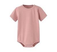 Unisex Body da Neonato Pigiama Bambino Tutine Jumpsuit Pagliaccetto in Cotone tinta unita per neonati Morbido e Traspirante Stampa Carina Regalo baby shower gravidanza