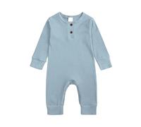 Unisex Body da Neonato Tutine per neonati Bambino Pigiama Ragazzi Ragazze Pagliaccetto Dolce tinta unita Pelli Sensibili