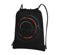 Unisex Borsa con Coulisse Mysterious Cosmic Black Holes Printing Borse da Palestra con Coulisse Sackpack per Viaggi, Compleanno, Natale