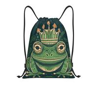 Unisex Borsa Coulisse Crown On Head Zaino Palestras Leggero Sacca Sportiva Palestra per Yoga Sport Festival 36X42Cm